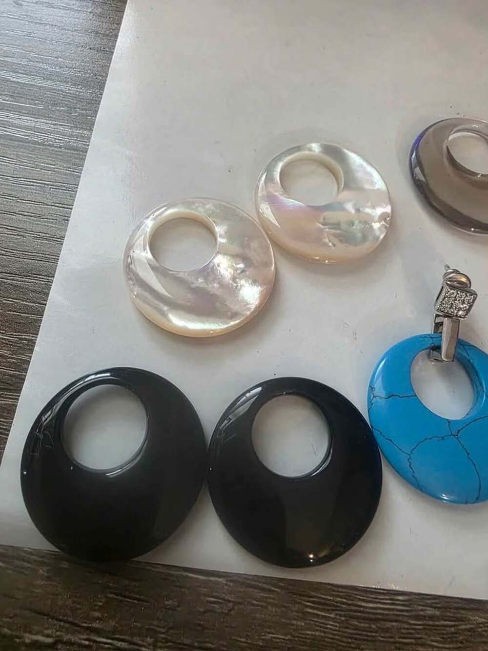 Interchangeable Hoop Earring Charm Set - Picture 3 of 6